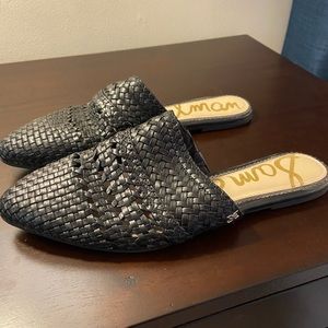 Sam Edelman Black Mules